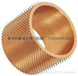 Plastic film perforating needle roller