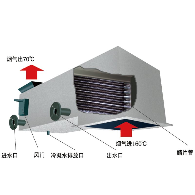 列管式锅炉冷凝器/北京鑫邦环保设备