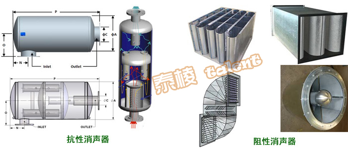 深圳泰棱环保抗性消声器阻性消声器通风静压箱