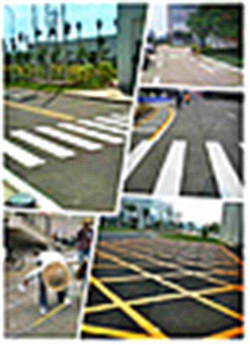 厂区道路划线优选四川企浪 泸州厂区道路划线