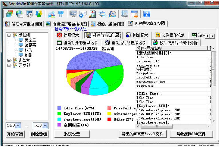 榆林企业网管软件【WorkWin】