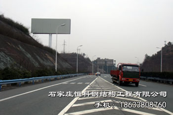 河北唐山单立柱广告塔  高炮广告牌制作