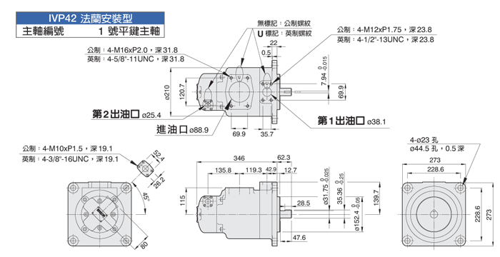 IVP42双联泵价格【子母叶片定量泵】