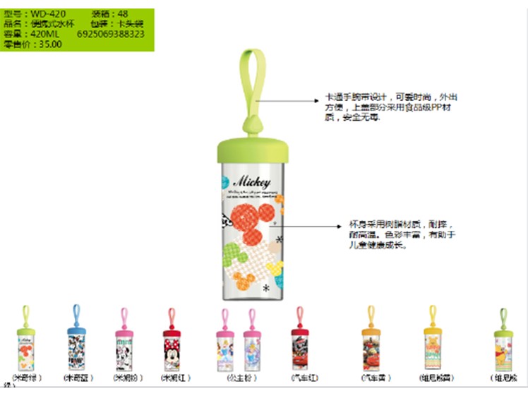 推荐材质优良的水杯，便宜又实惠：迪斯尼儿童水杯