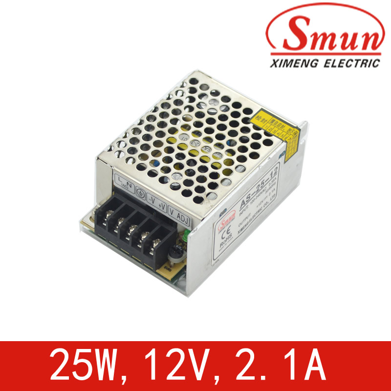 12V 2.1A小体积开关电源 25w 监控开关电源