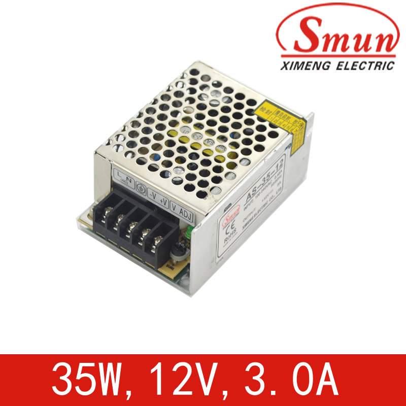 12V 3A小体积开关电源 35w 工控开关电源