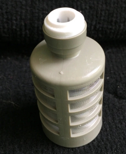 净水过滤头自吸头潜式微滤器 反渗透3分2分纯净水器RO机吸源头农用机不绣钢网   