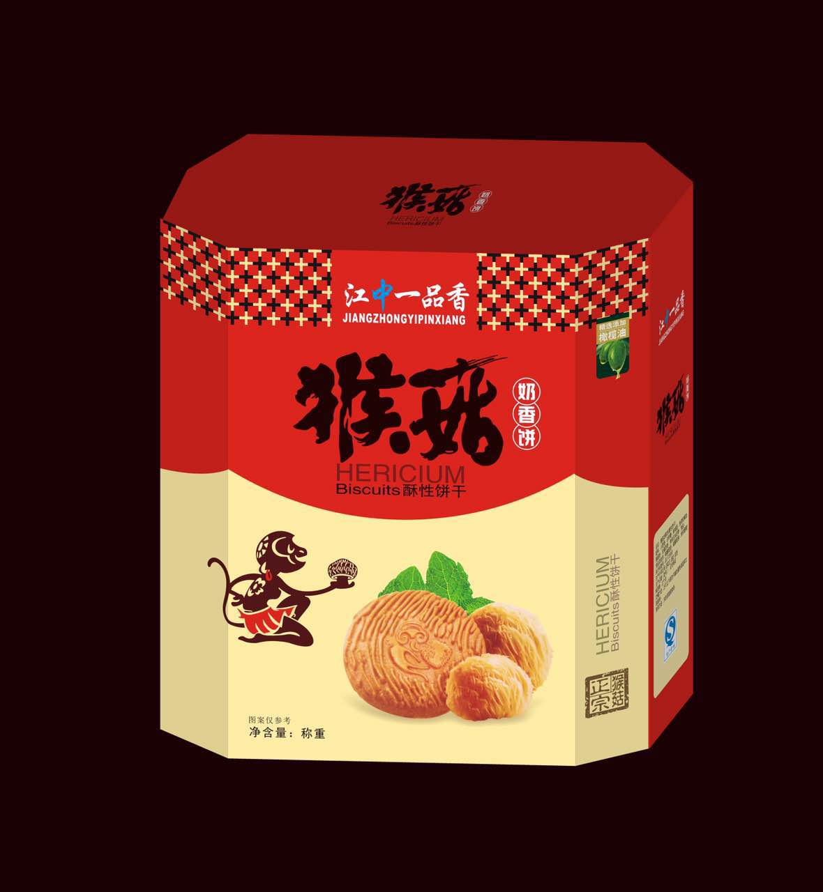 江中一品香猴菇奶香饼