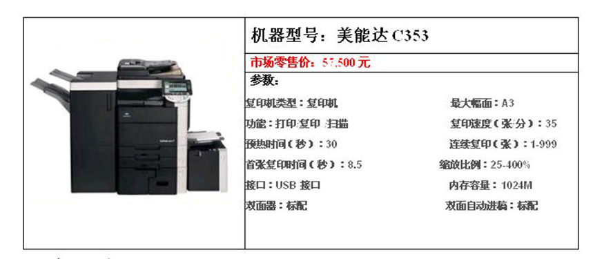 邵阳市复印机租赁