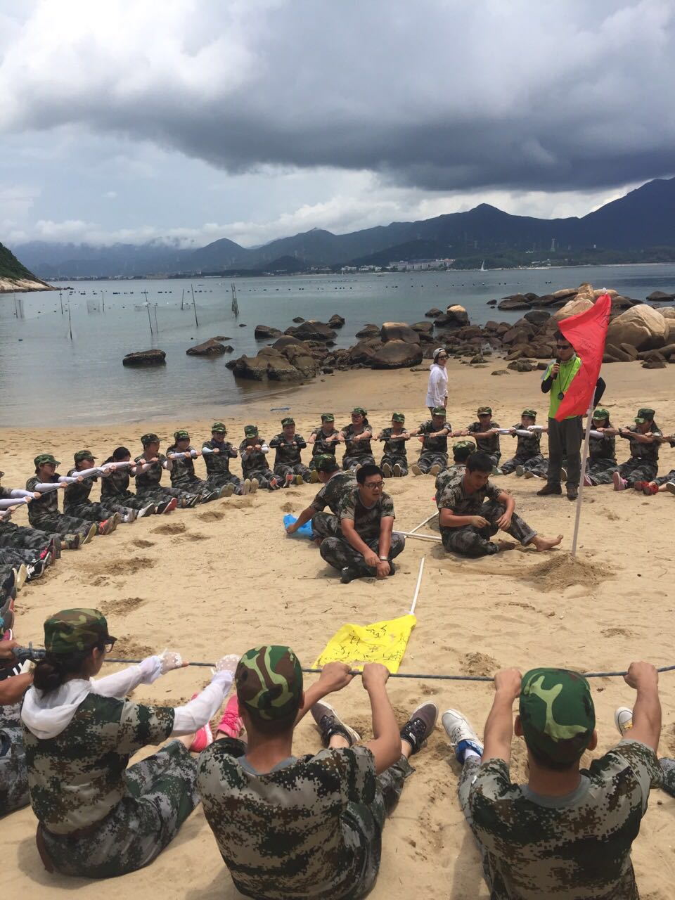 清远佛冈县海边露营野外生存