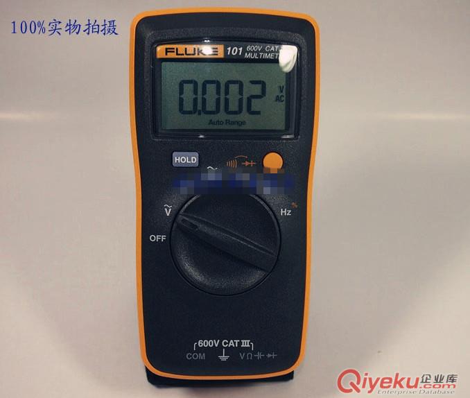 F101基本數(shù)字萬(wàn)用表入門(mén)級(jí)掌上型{wn}表福祿克Fluke 101原始圖片2