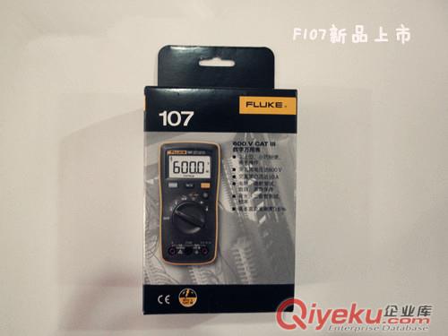 福祿克Fluke107掌上型數字萬用表智能磁性多用途掛帶F107 