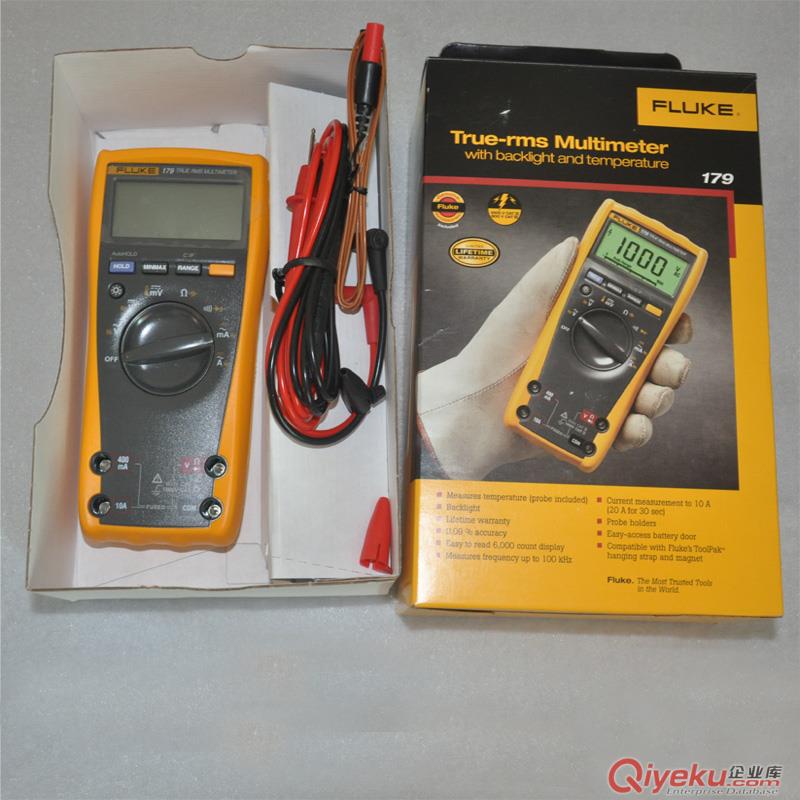 福祿克FLUKE179數字萬用表F179帶真有效值測量數字多用表原始圖片3