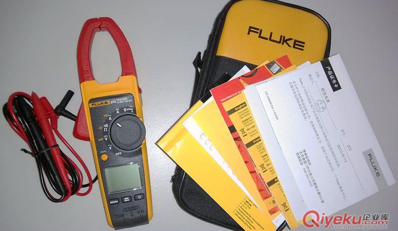 福祿克Fluke375鉗形電流表F375真有效值交直流鉗型表600A有背光