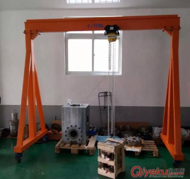 供應(yīng)YF型KRD牌移動龍門吊架北京門式起重機制作小型龍門吊原始圖片3