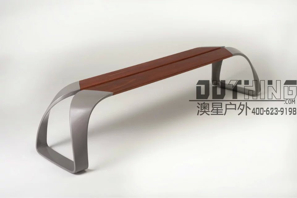 OUTHING品牌定制公園椅 新設(shè)計高檔公園廣場休閑長椅長凳原始圖片2
