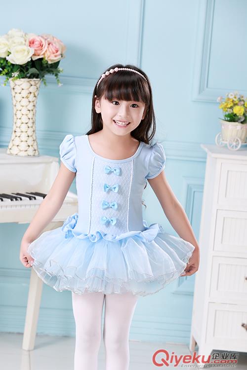 笛童夢兒童芭蕾服8003蝴蝶結蓬蓬裙