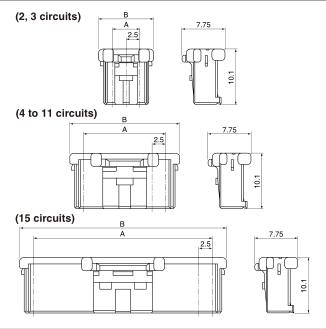 白色2pin針座B02B-XNISK-A-1針間距2.5mmJST連接器昆山JST代理報價