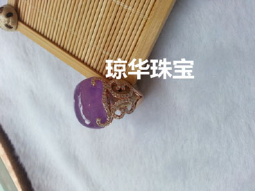 18K翡翠戒指 老翡翠玉料 種水好色辣 
