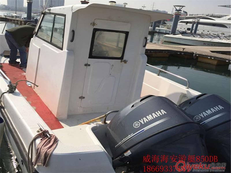 山東玻璃鋼釣魚船8米海釣船{sx}威海海安原始圖片2