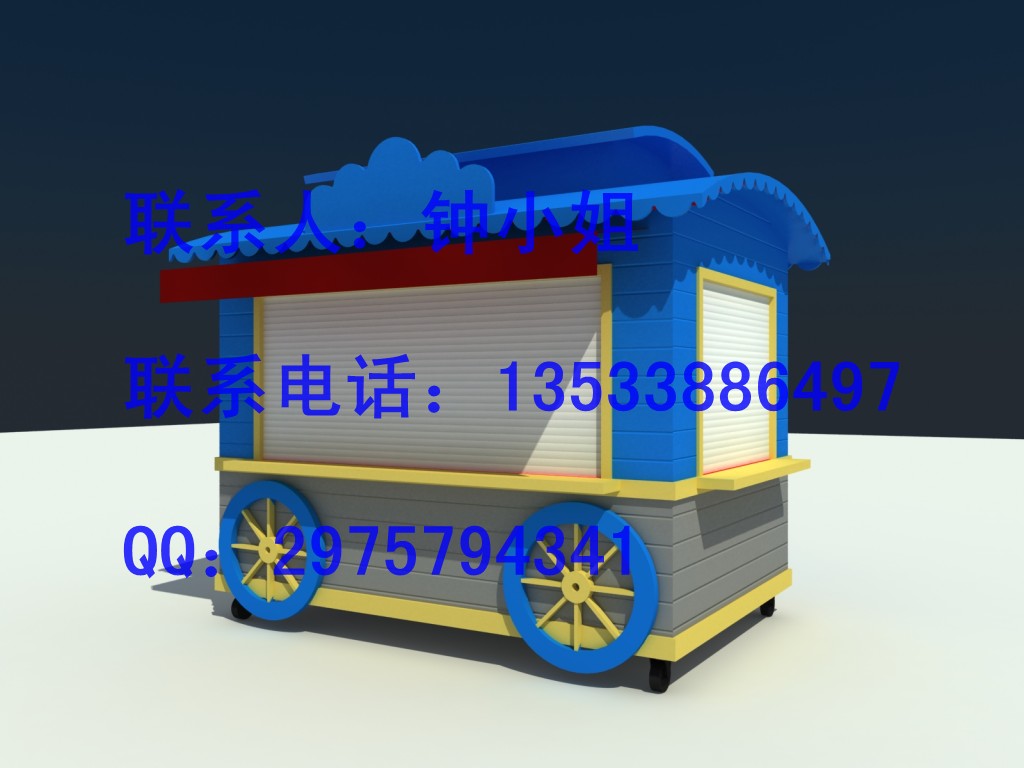 廣州生產(chǎn)流動售貨車  手推售貨車 景區(qū)售貨車原始圖片2