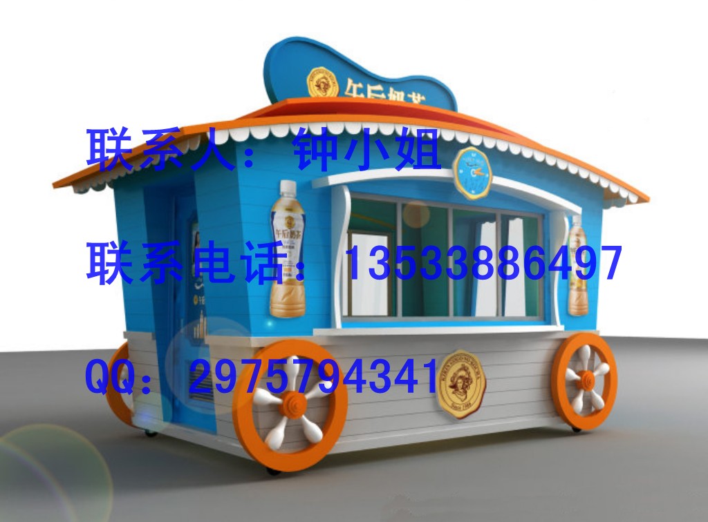 廣州生產(chǎn)流動(dòng)售貨車  手推售貨車 景區(qū)售貨車原始圖片3