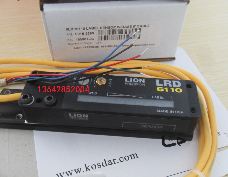 LION美国zpLRD6110 LRD6300 LRD2100槽型标签传感器