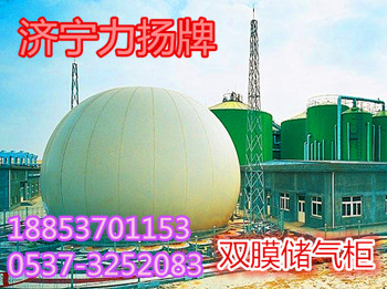 阻礙寒冷的沼氣雙膜氣柜原始圖片3
