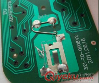 CR2025電池五金彈簧片  易和取電池正負極接觸片原始圖片2
