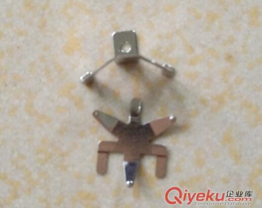 CR2450沖壓五金電池彈片 超薄正負極接觸片原始圖片2