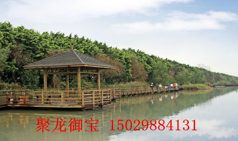 西安景觀木棧道定制，西安園林木棧道報價，濕地公園木棧道加工承建原始圖片3