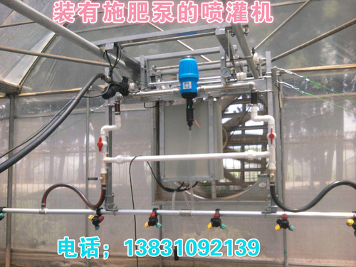 內蒙溫室移動式噴灌機/北京農青溫室
