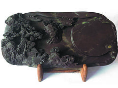 精致的《秋葉》硯臺(tái)當(dāng)選廣硯石藝堂|端硯藏品