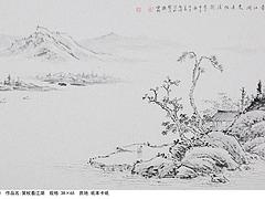 出售創(chuàng)意姜智峰_策杖看江湖_38×65_紙本卡紙——山水姜智峰_策杖看江湖_38×65_紙本卡紙