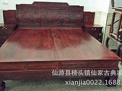供應(yīng)仙家紫檀館銷量好的小葉紫檀高低床（步步高升）——泉州小葉紫檀家具