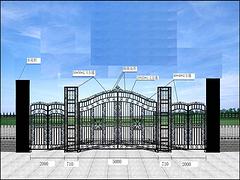 實惠的三亞鐵藝大門皇園鋼木供應 鐵藝大門出售