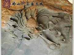 精湛的石頭茶盤(pán)當(dāng)選潤(rùn)石軒工藝品，石雕石茶盤(pán)