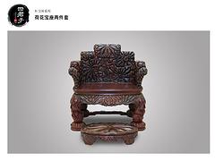 力薦四君子超值的多寶閣（博古架）紅木古典家具：莆田紅酸枝家具五彩繽紛