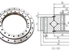 高质量的单排交叉滚柱式回转支撑11系列外齿式供应信息——安徽交叉圆柱滚子轴承