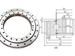 薄幸輕型系列回轉(zhuǎn)支承（薄型）外齒式——河南實(shí)惠的輕型系列回轉(zhuǎn)支承（薄型）外齒式