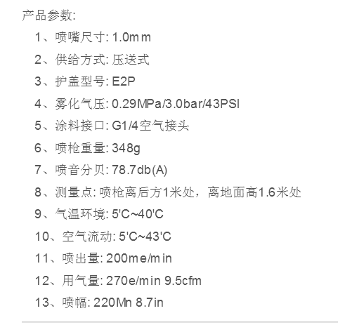 美特102P壓送式噴槍