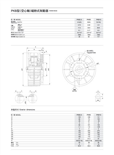 PKB型磁粉制動器價格|PKB型磁粉制動器廠家|軒顥供