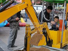 新兒童挖掘機就在魯振機械制造：供應兒童挖掘機