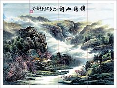 優(yōu)惠的背景墻鑫鈺銘陶供應(yīng)：吉林背景墻