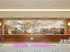 辦公室山水畫：哪里有出售公司前臺山水畫