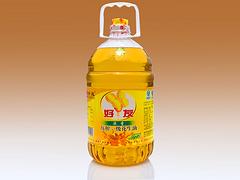 供應(yīng)山東銷量好的5L食用調(diào)和油：濃香花生油批發(fā)