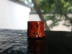 創意漆器，精巧的犀皮漆茶盞觀古樓藝術村優惠供應