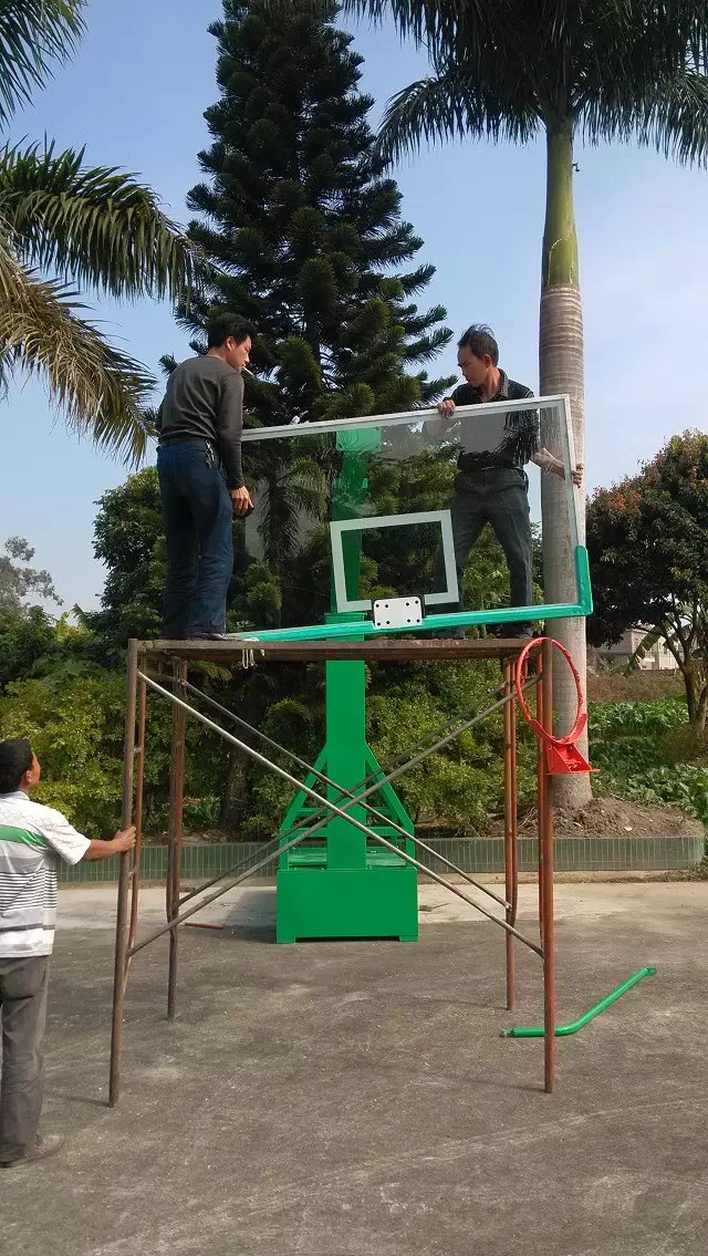 熱銷箱式移動仿液壓豪華籃球架 包安裝