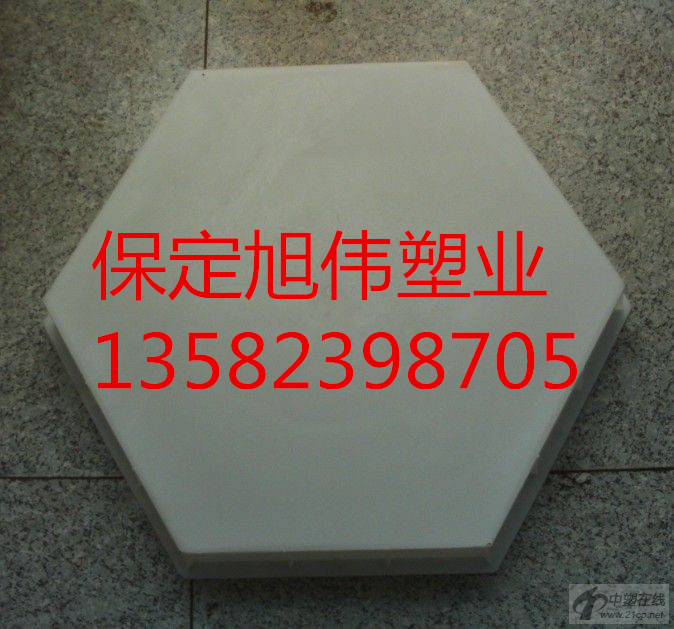  預制五孔草坪磚塑料模具
