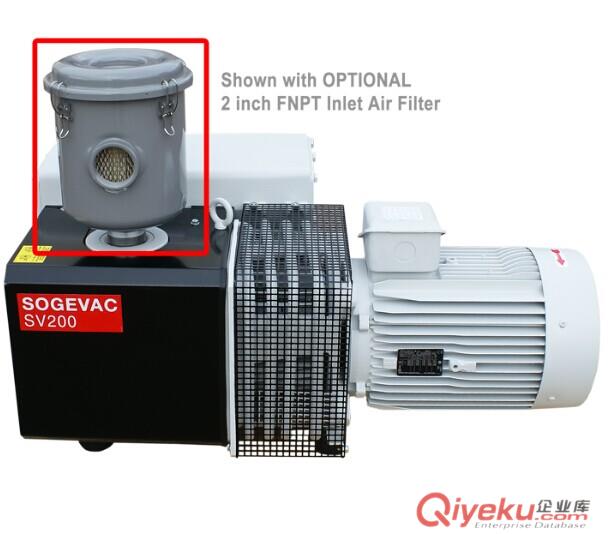 蘇州湖州無(wú)錫歐瑞康萊寶真空泵SOGEVAC SV200B